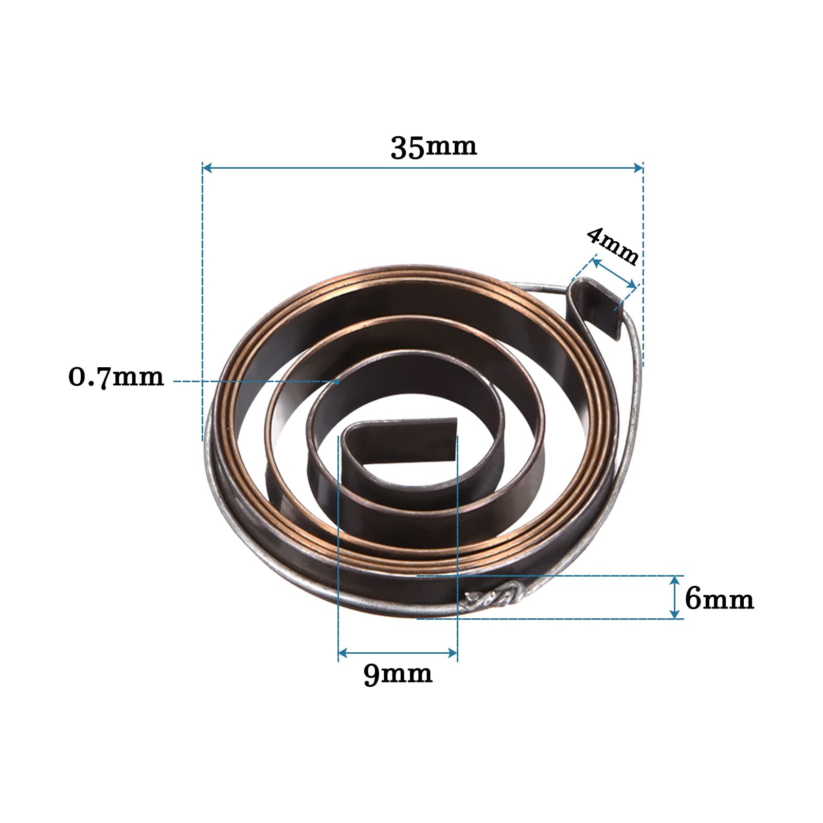Ressort De Retour Pour Perceuse à Colonne - Lot De 2, Diamètre 35 Mm, Acier, Remplacement Facile