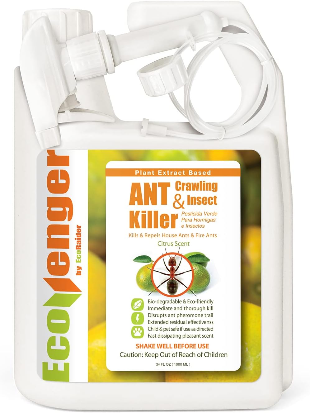 Amazon.co.jp Ants & Bed Bug Insecticide, 32 Oz Spray with Remote
