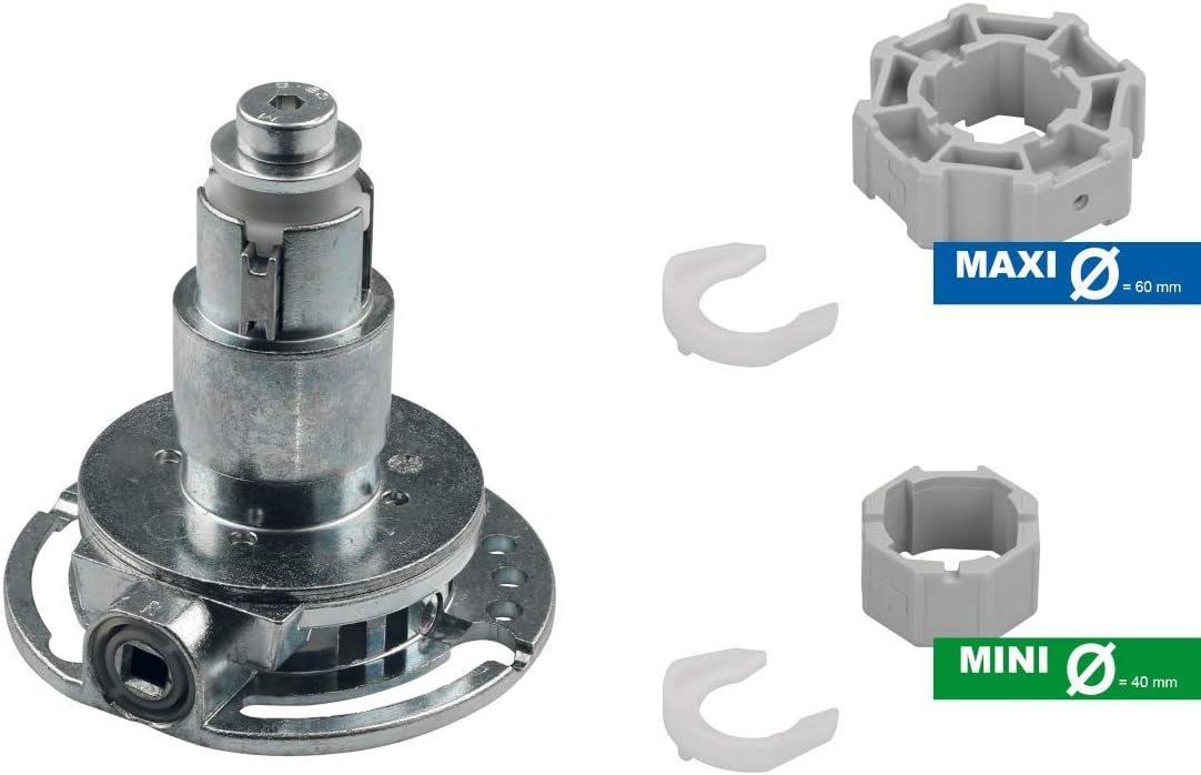 Schellenberg 11117 Bevel Gear for Roller Shutters up to 27 kg Gear Ratio 3.6:1, Silver, Übersetzung 3,6 : 1 - Image 4