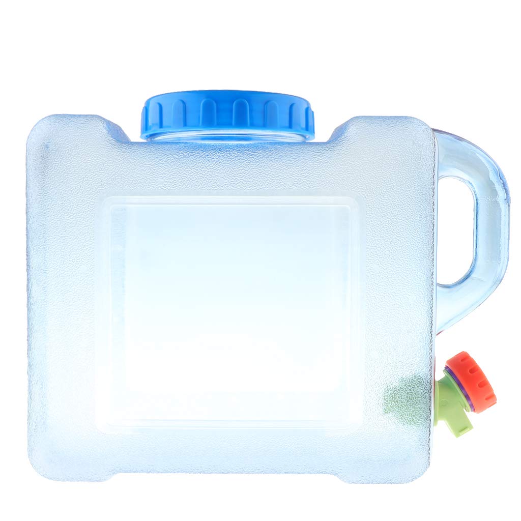 D DOLITY 5L 8L Outdoor Water Carrier Water Container with Water-tap & Easy Pouring 95mm Opening - 5L