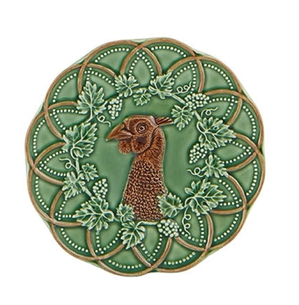 Bordallo Pinheiro Woods Pheasant Bread & Butter Plates, Set of 4