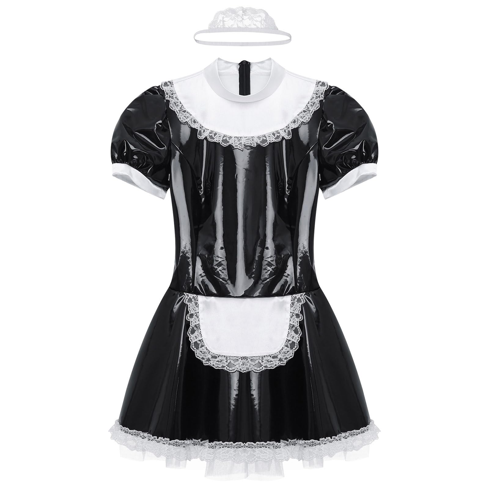 Sexy Mujer Vestido De Vestuario De La Criada del Delantero Francés