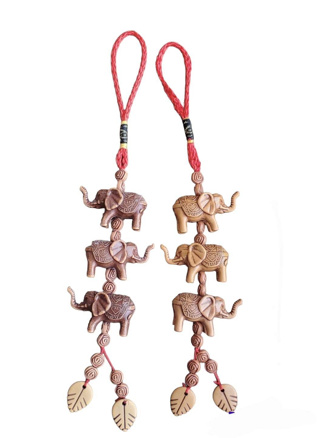 Pendentif éléphant heureux, accessoires de rétroviseur porte-bonheur