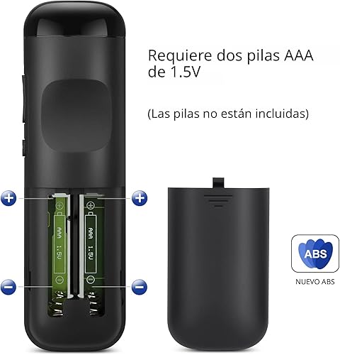 Vista 6 de Paquete de 2 controles remotos de repuesto solo para Roku TV, compatible con TCL Roku/Hisense Roku/Onn Roku/Sharp Roku/Element Roku/Westinghouse
