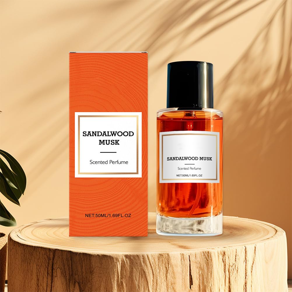 Sandal Musk Parfüm von Long Lasting Sandelwood Musk Duft für Damen und Herren Elegantes Körperspray