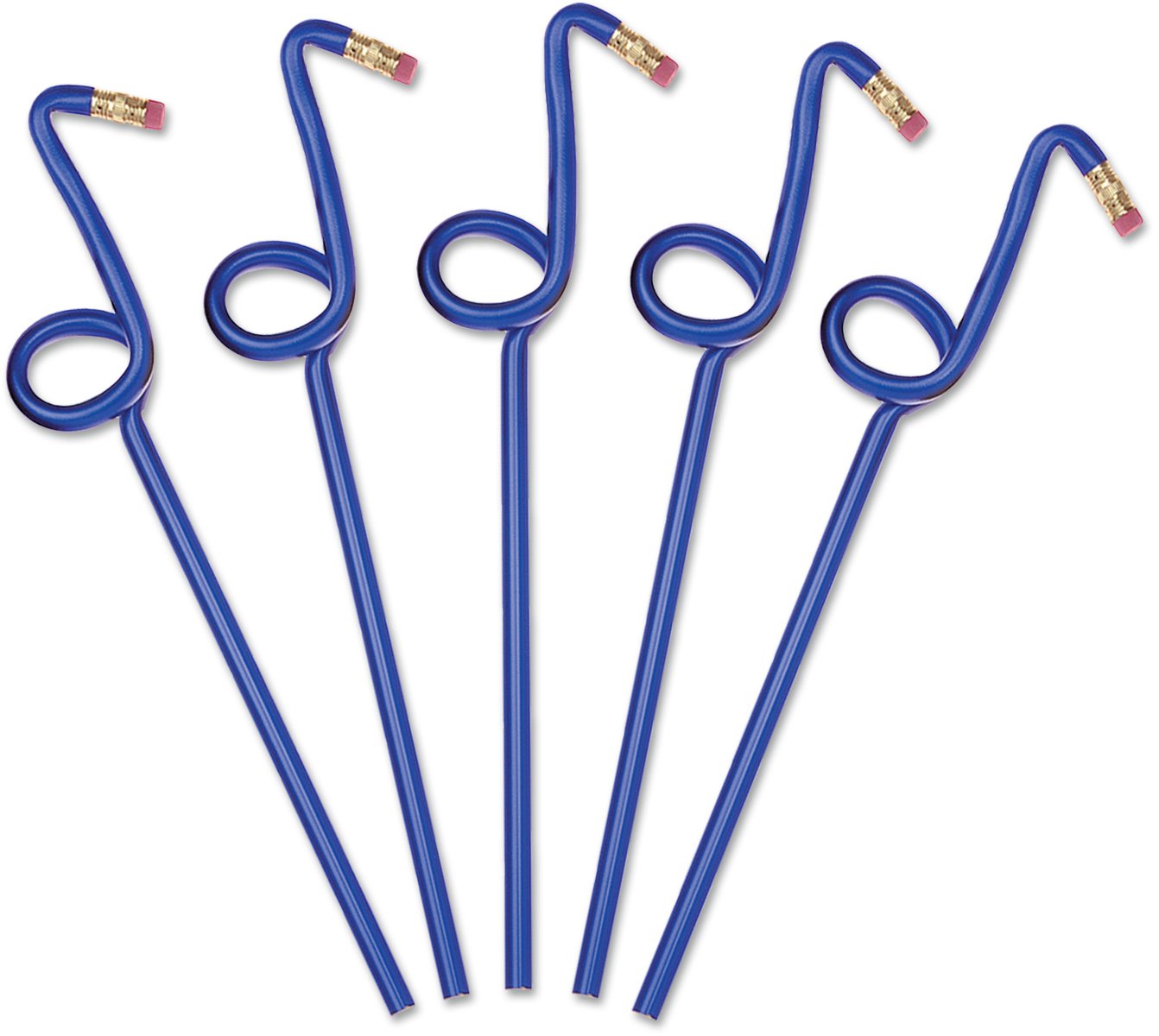 Gift House Music Note Bentcil - Blue - Set of 5