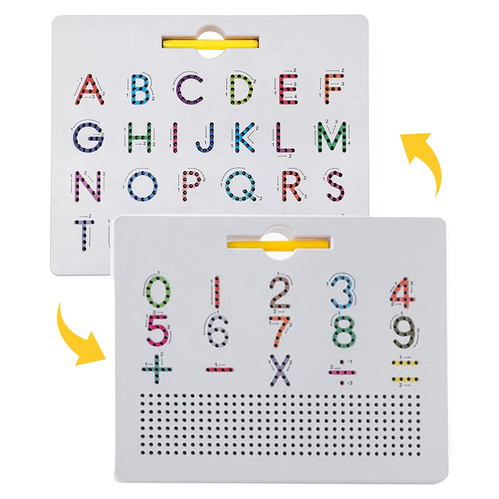 Tableau à dessin magnétique alphabet, édition d'alphabet magnétique