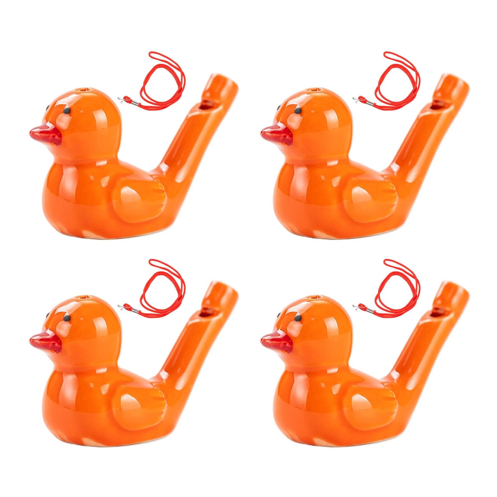 Amazon.co.jp: HEGWA(ヘグヘワ) 4個 水鳥の笛 陶器 アヒル型 鳥笛