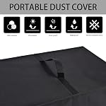 Couverture de la machine à glaçons pour le comptoir Silonn SLIM21 Heavy Duty résistant à la chaleur étanche Ice Maker Universal Protection Cover Compatible avec EUHOMY/ecozy Countertop Ice Machine