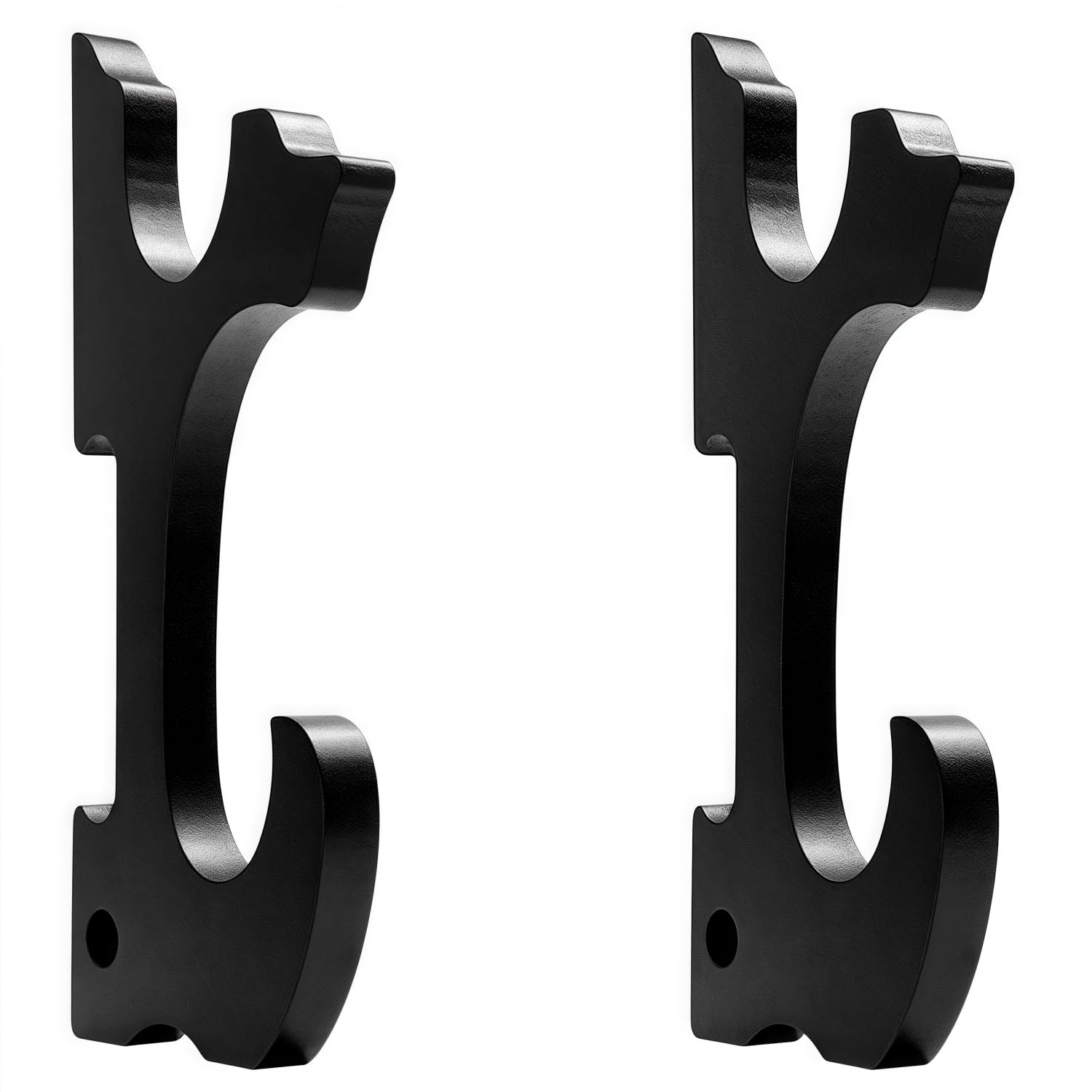 Eforlife 2/Set Sword Hook Wall Mount Samurai Sword Hanger Display Holder Adjustable for Katana Wakizashi Tanto Genji Sword Weapon Rack