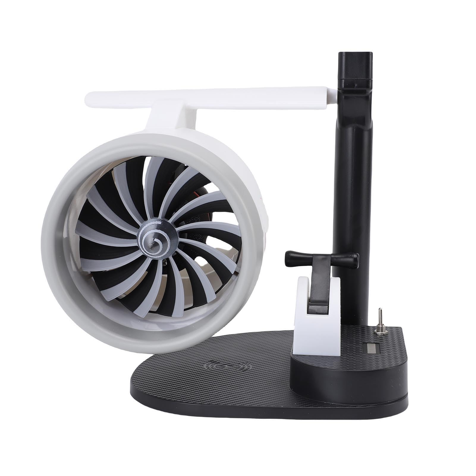 GOWENIC Ventilador de Escritorio Definitivo con Humidificador 3 en 1, Ventilador con Forma de Motor de Velocidad Ajustable de 4000 Rpm para Escritorio de Oficina, Ideal para Uso en el Hogar y la