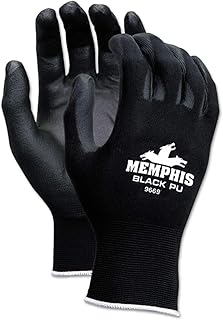 MEMPHIS GLOVE 9669M BLACK NYLON BLACK PU 13GA