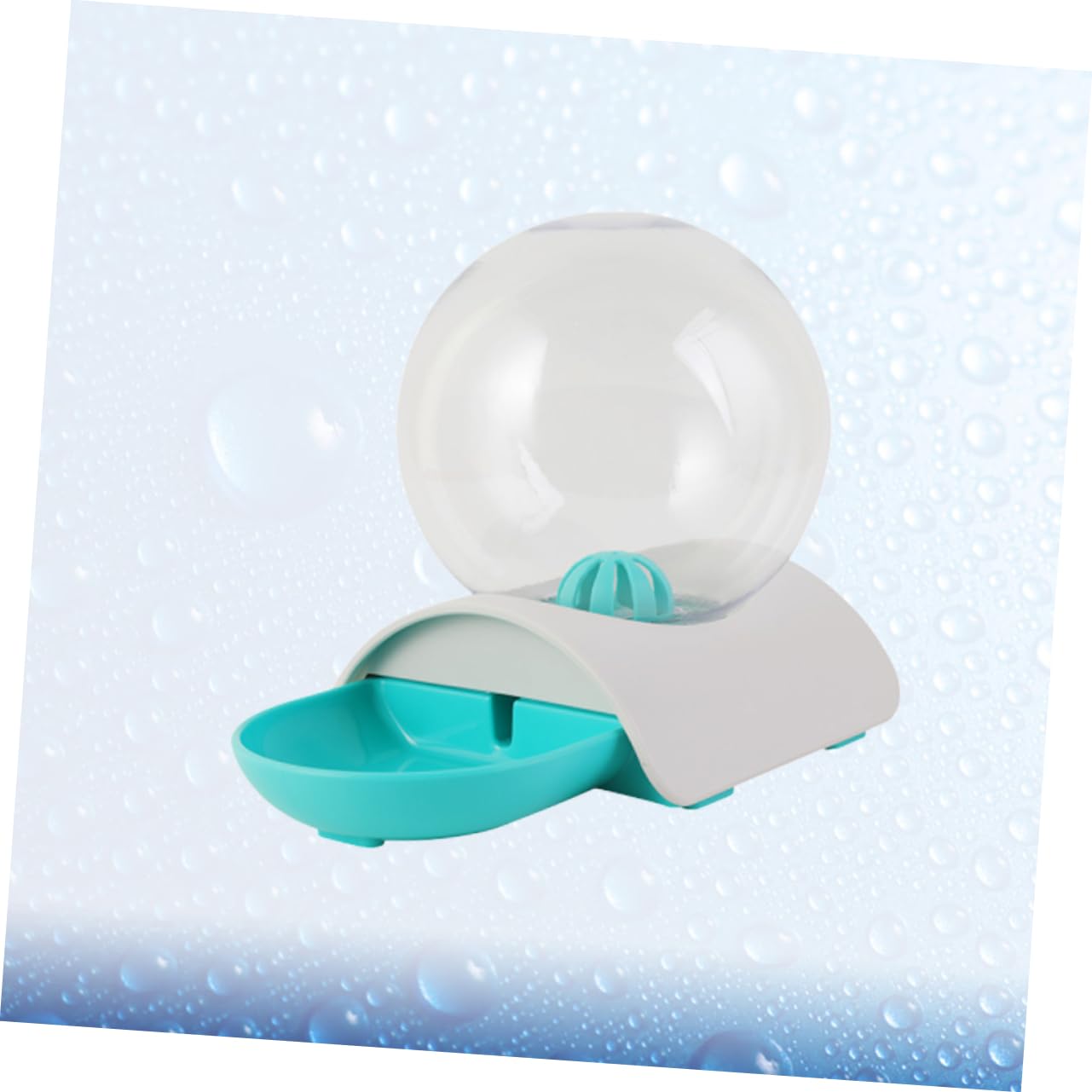Ipetboom Distributore Automatico Per Animali Domestici Ciotola Rinfrescante Blu Per Cani e Gatti Design Stabile e Materiale Durevole Erogatore Sicuro e Facile Da Pulire Accessorio Per Casa