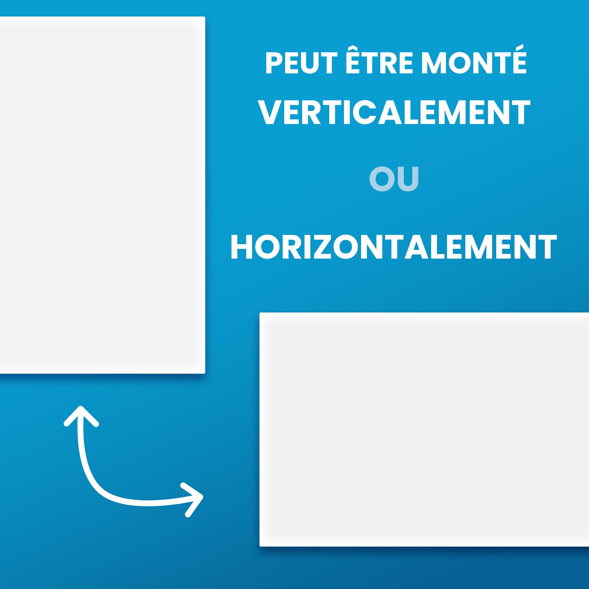 Vivol Tableau blanc Magnétique panneau Sans Cadre | Tableau magnétique avec étagère à crayons | Tableau feutre mural Mur magnétique | 8 tailles Magnétique effacable (80 x 110, Blanc)
