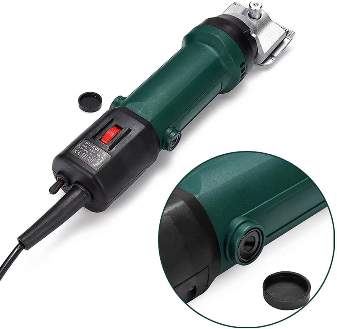 Livestock Electric Clipper Professional Electric Shearing Clipper Horse Sheep Goat Hair Trimmer Shaver 690W 6 Gears Speed Adjustable Shears Farm Machi