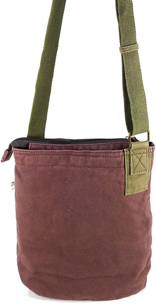 Patch Crossbody Bag-Tropical Fish(Mauve)