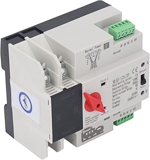 Dual Power Automatic Transfer Switch 2P 63A Transfer Changeover Switch Yard PC Grade Silver Contact