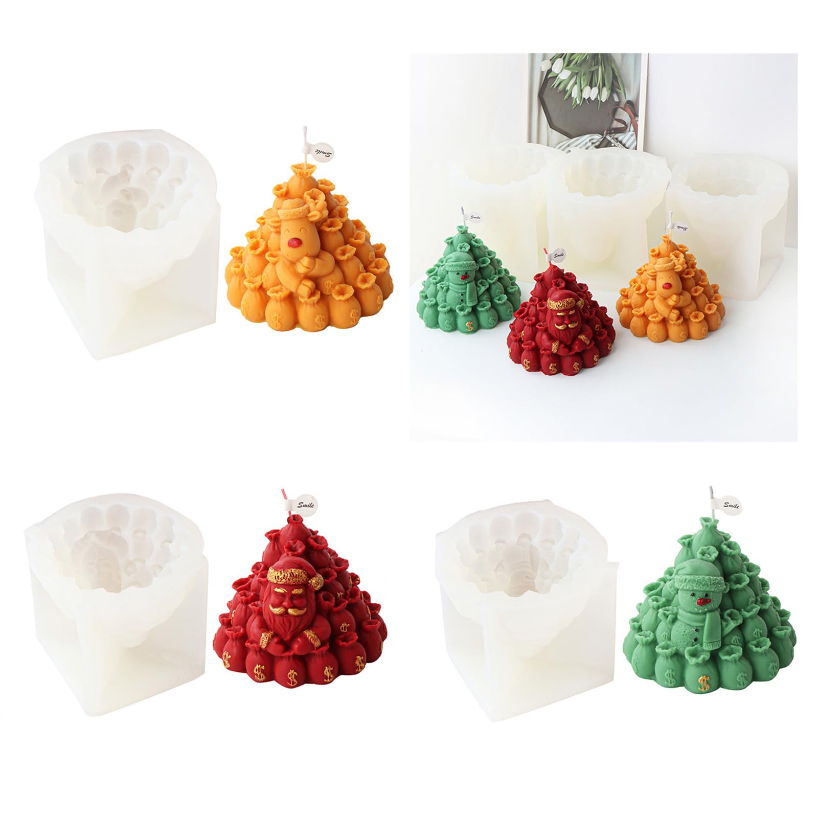 Artisanat faisant des moules géométriques en Silicone bricolage 3D aromathérapie moulage fait à la main savon argile artisanat décorations moules époxy moulage moule