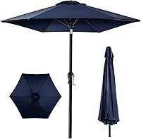 Best Choice Products 10ft Outdoor Patio Umbrella - Steel Frame, Crank Tilt, Wind Vent, Table Compatible