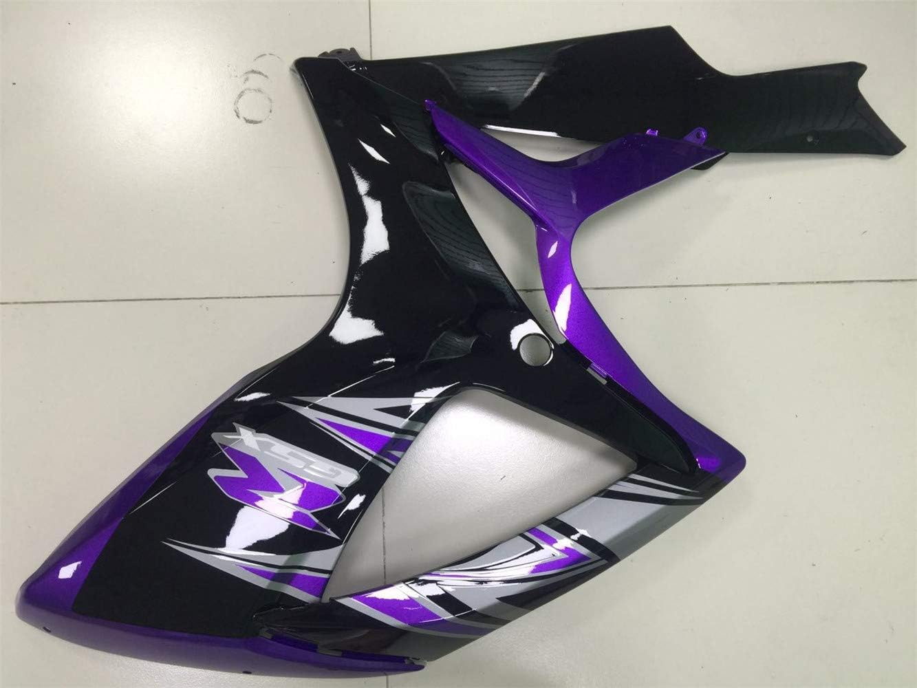 Fairing Purple Black Fit for Suzuki 2006 2007 GSXR 600/750 Injection ABS Bodywork New Aftermarket Bodyframe Kit Plastic 06 07 GSX-R 600 750 Y114