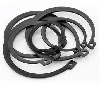 1pcs/5pcs Black Dia 95 320mm 100/105/110/120/130/160/180/200/230/260/280/300 External Retaining Circlip Ring for Shaft Bearing140 5pcs
