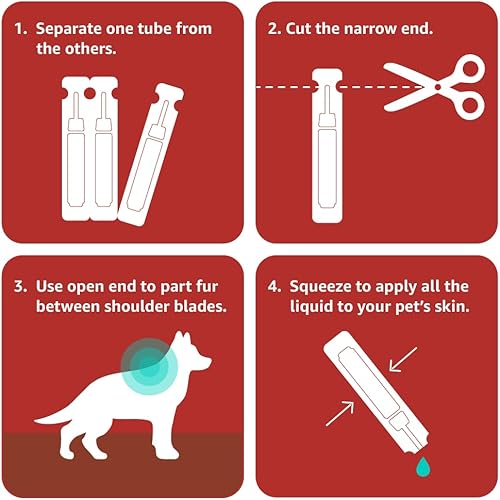 Miniatura 5 de Marca Tienda  Solimo tratamiento tópico de pulgas y garrapatas para perros (pequeño, mediano, grande, extra grande)