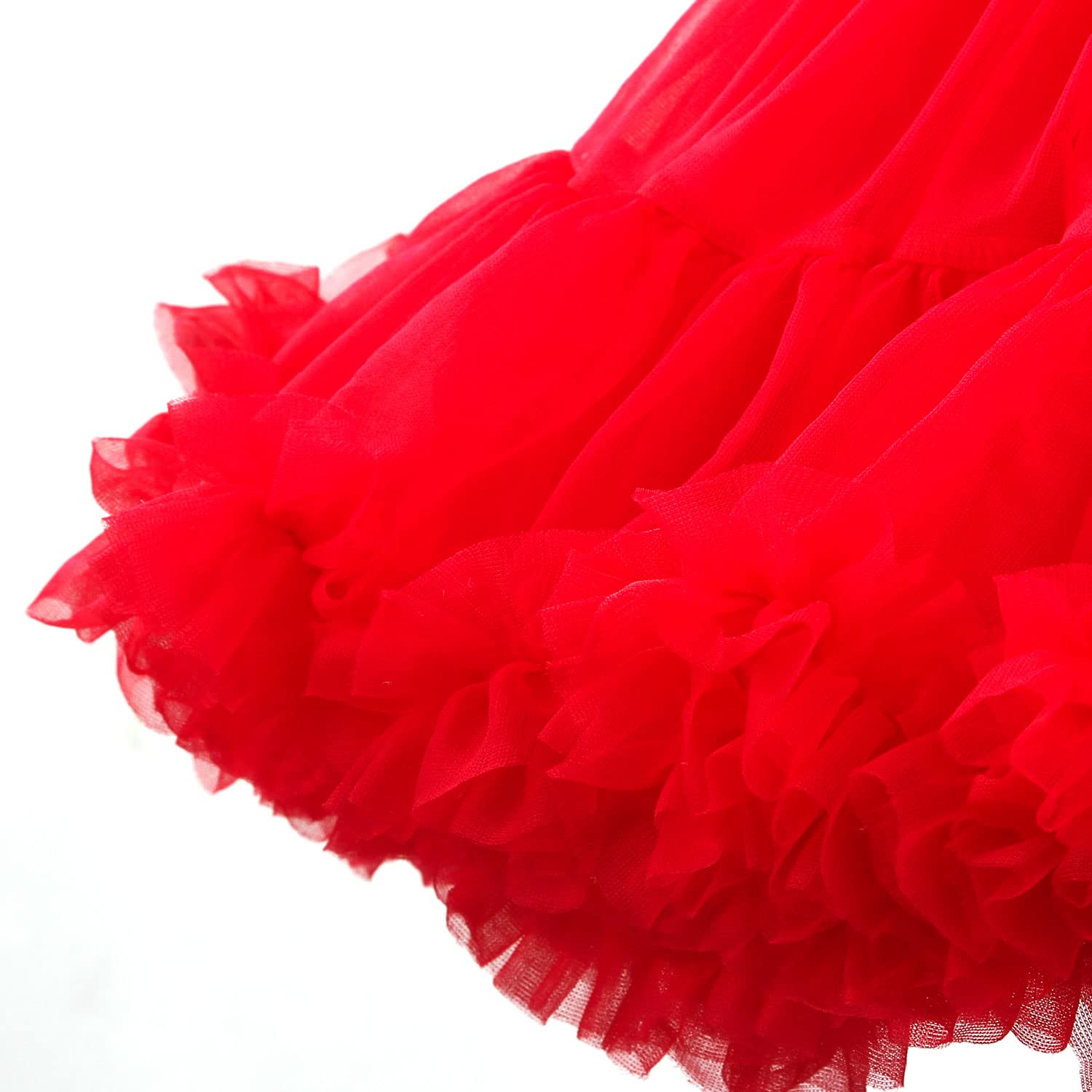 discoball Mädchen Rock Tulle Ballett Tutu überlagert Rüsche Tröckchen Tanz Tüllrock Petticoat Kostüme