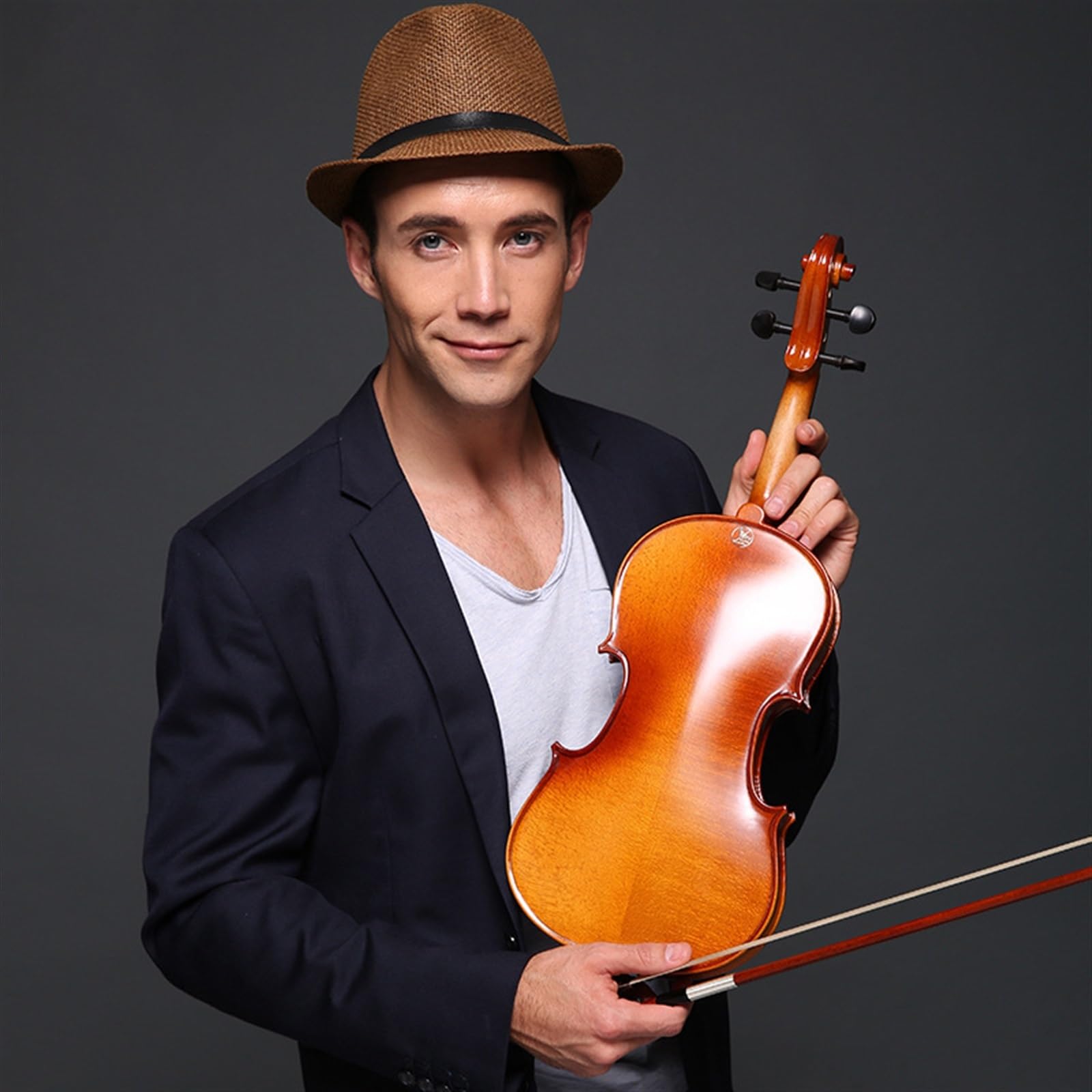 Professionisti Violino Strumento Per Suonare Il Violino Per Principianti Di Livello Professionale Per Violino Per Principianti In Legno Massello Fatto A Mano (Color : 1/2)