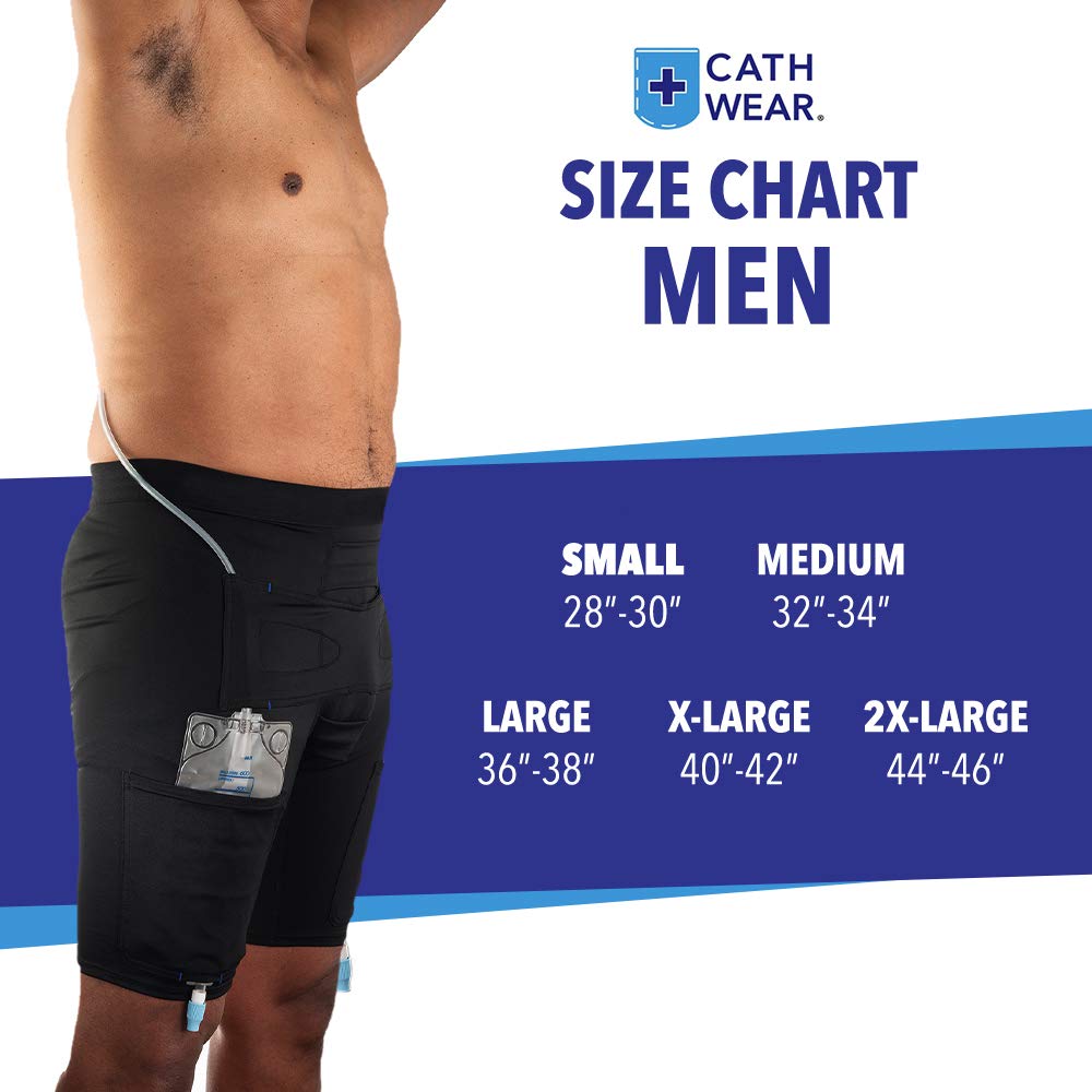 Cathwear Catheter Leg Bag Underwear Leg Bag Holder for Men & Women