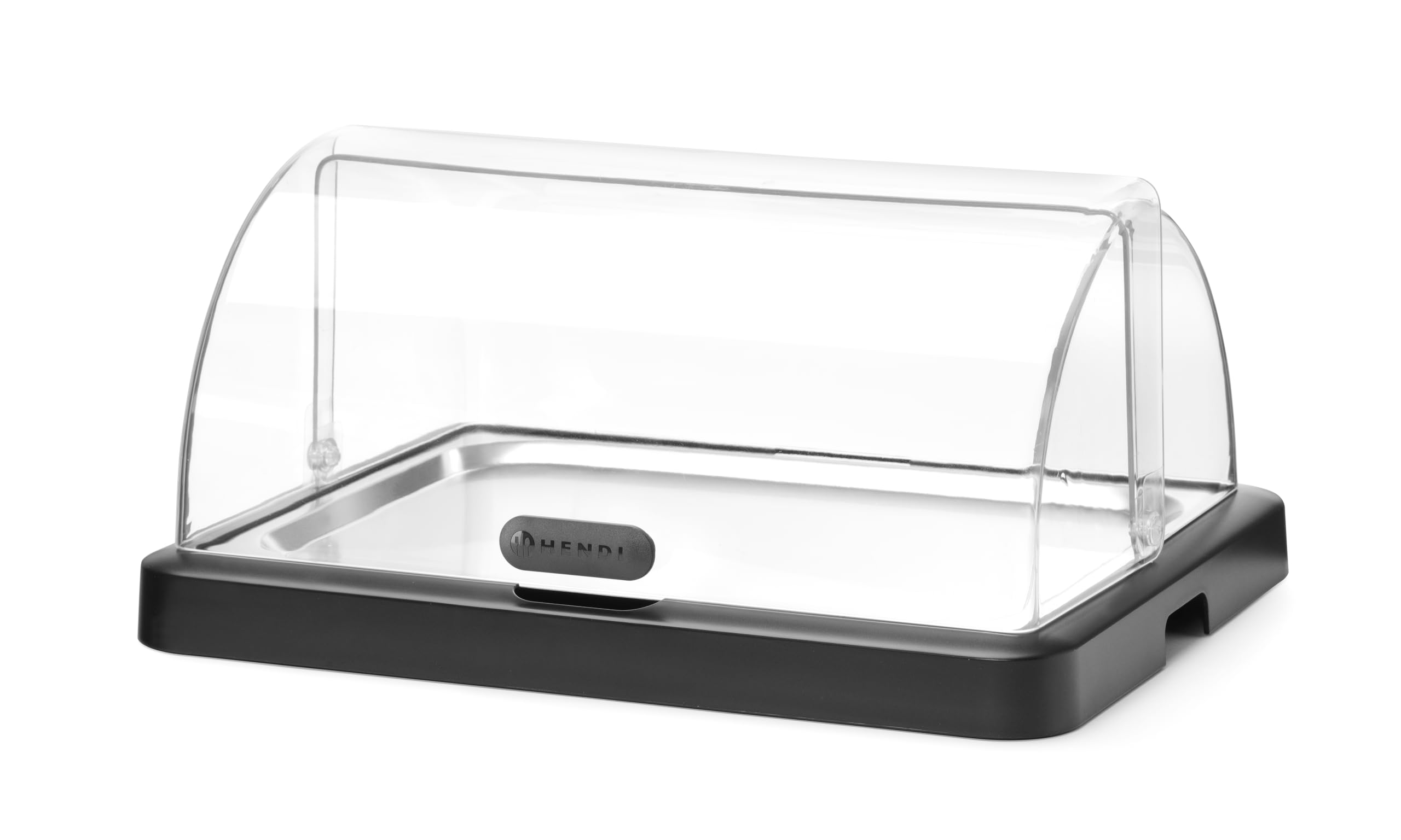 HENDI Buffet-Vitrine, UNIQ, einzeln, mit Tablett und Kühlelement, schwarz