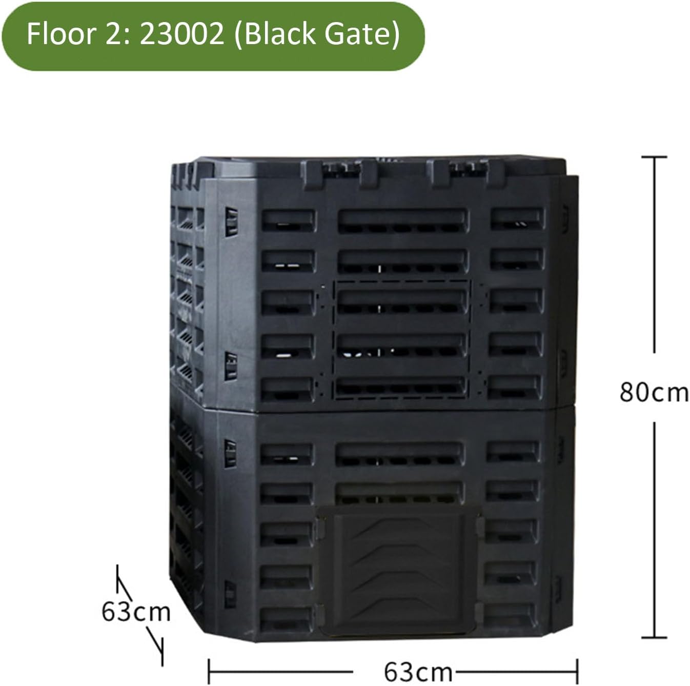 Pack of 1 Rapid Turn Humus Container Producing Nutrient in 6 8 Fortnights Four Thousand Enriching Vegetable and Flower Mattresses Needle Composter