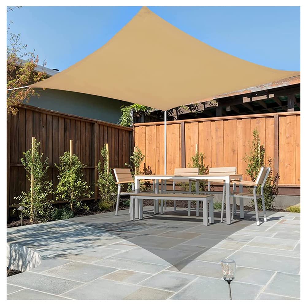 LYGBAOFUL Patio ogrodowe Yard Żagiel przeciwsłoneczny Baldachim 2x4 m Kolor piaskowy Oddychający materiał HDPE Blok UV Markiza przeciwsłoneczna z liną Niestandardowe