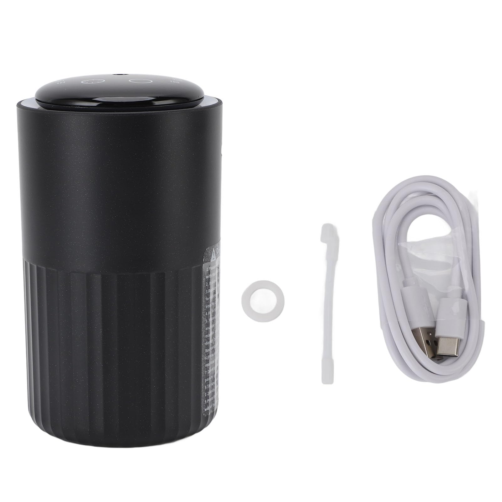Qcwwy Duftdiffusor, Leicht, Tragbar, Aromatherapie-Diffusor, Leise, mit Timer, Anti-Auslaufen, für Schlafzimmer, Auto, Büro, Wasserloser Diffusor für ätherische Öle, 7 Farben, Haushaltsgeräte