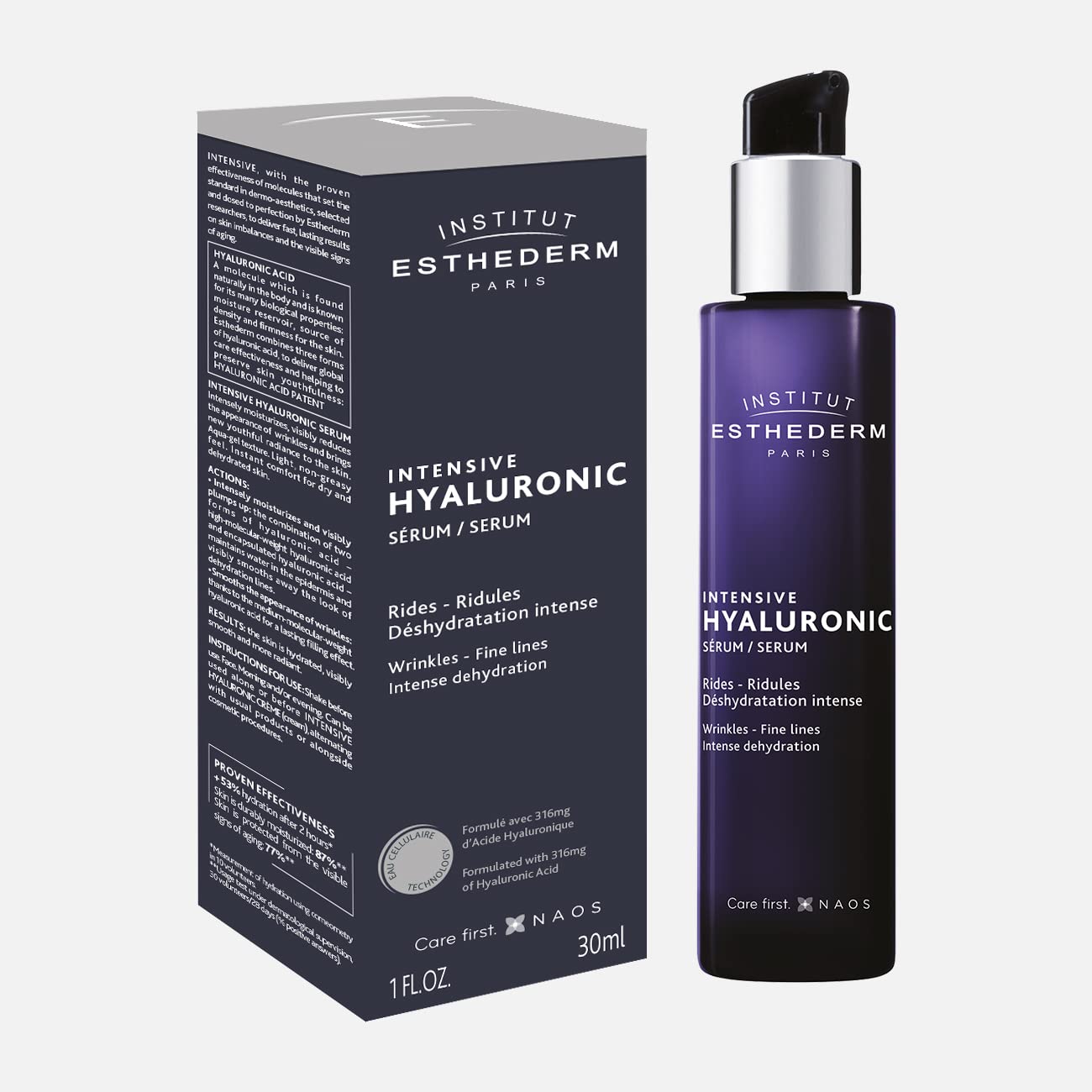 Image secondaire de Institut Esthederm - Intensive Hyaluronic - Sérum Anti Rides et Ridules - Lutte contre la Déshydratation Intense - Pour une Peau