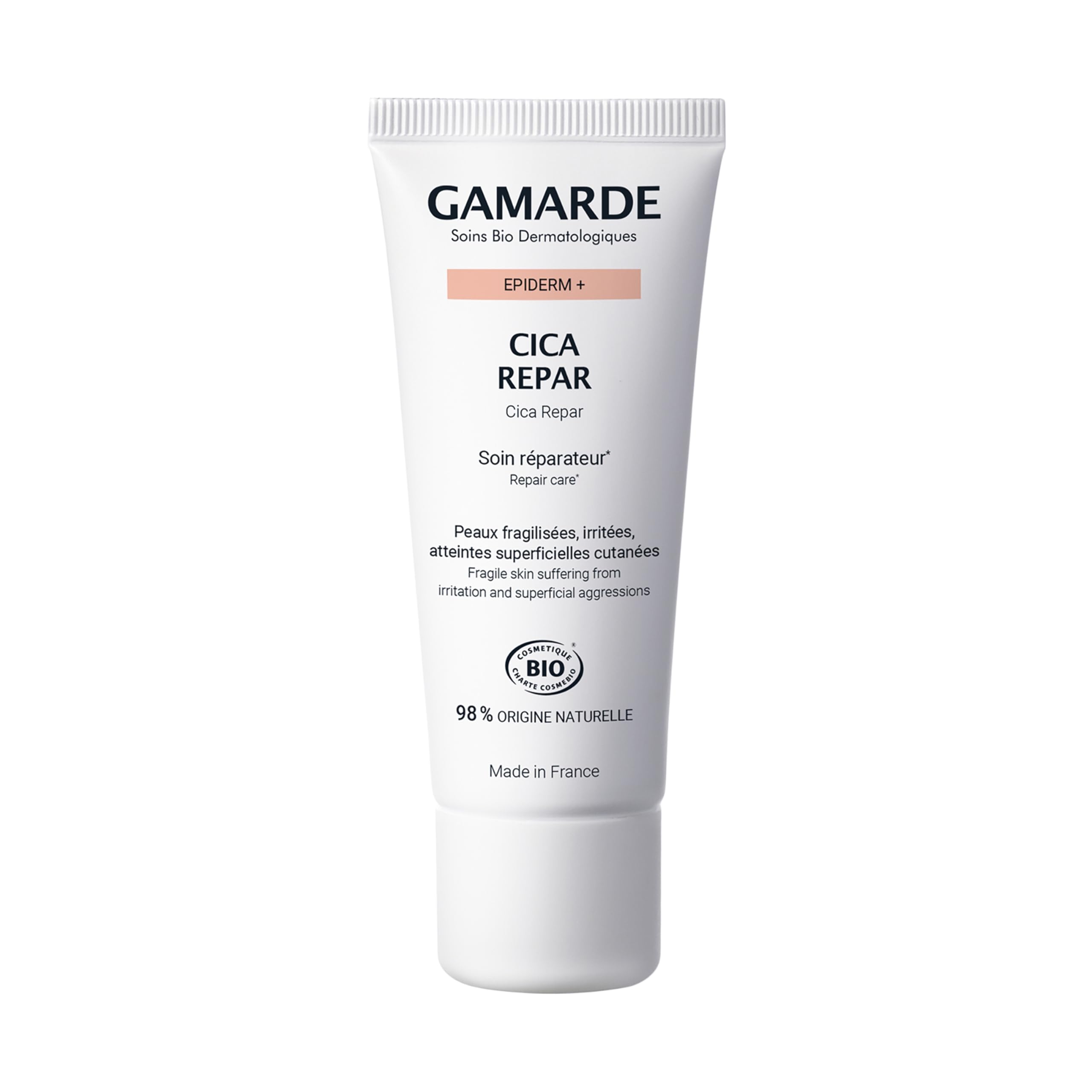 Cica Repar Care Organic 40 ml Epiderm+ Gamarde