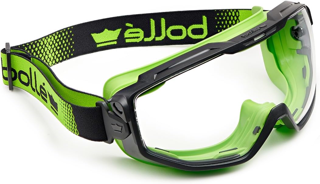 BOLLE SAFETY Universal Goggles with Foam, light weight, anti-scratch, and anti-fog coating