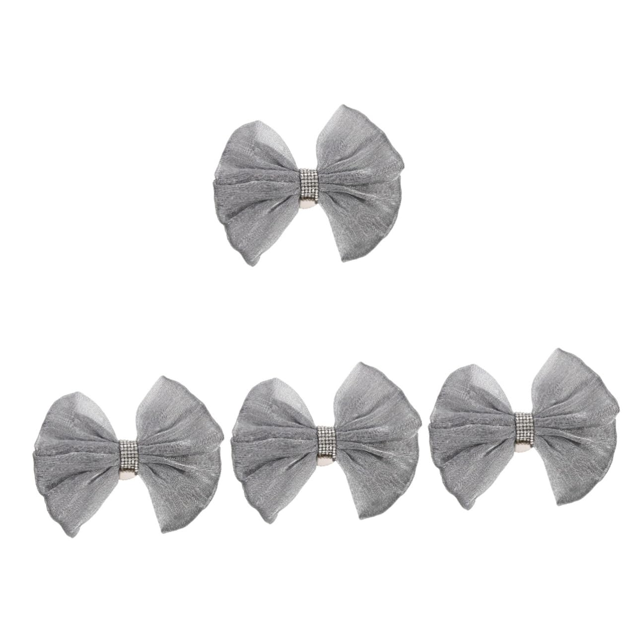 TOPBATHY 4pièces Nœud Décoratif Tulle pour Rideaux Embrasses Élégantes à Nouer Accessoires De Décoration pour Fenêtres Léger pour Salons Et Bureaux