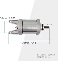 GOOFIT 9T CCW Elektromos Starter Motor KVF750 TERYX 750 800 2008-2018 2