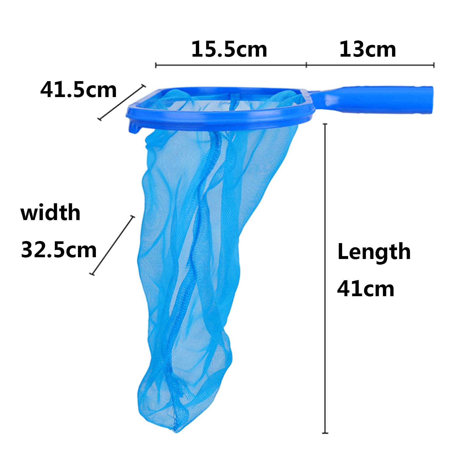sunyu 2 Pezzi Blu Retino per Piscina, Retina Raccogli Foglie per Piscina, Fontane, Acquari, Spa, Stagni, Profonda Skimmer