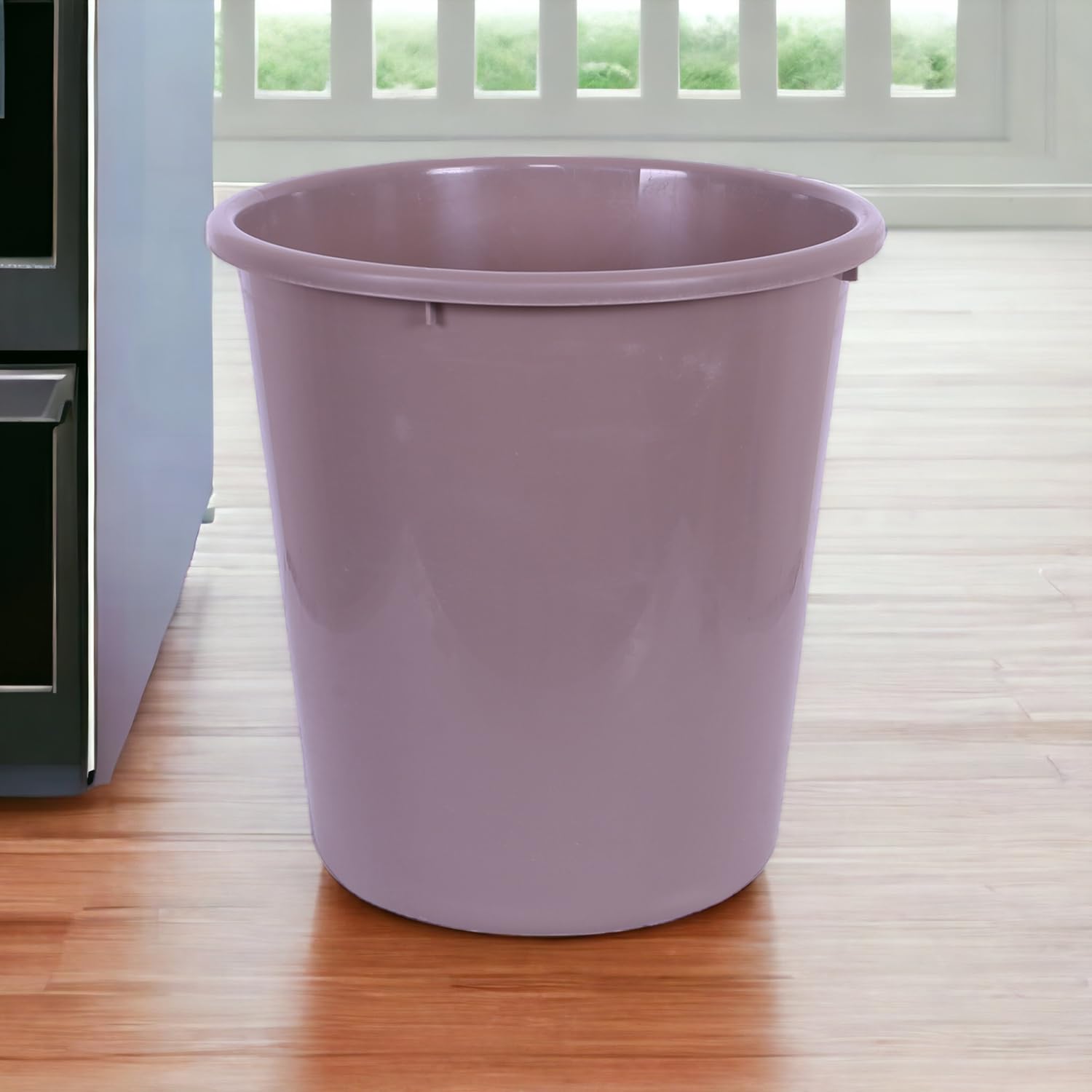 Kuber Industries 10L Brown Plastic Dustbin - Buy Now! -6