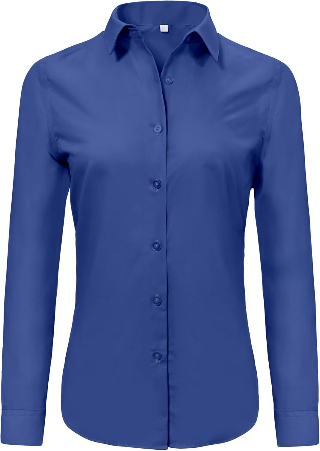 Ruisin Super Soft Wrinkle Free Button Down Shirts for Women Solid Long Sleeve Striped Formal Work Dress Blouses Tops