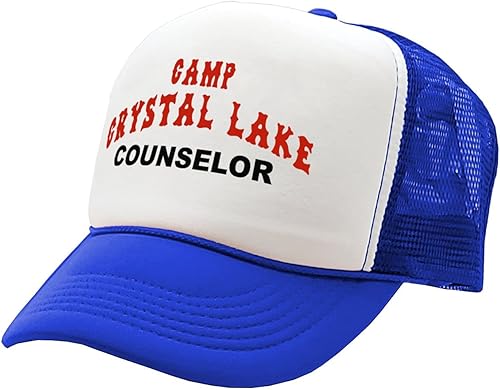 Miniatura 8 de Nukem Cap Company - Camp Crystal Lake Counselor - Halloween - Gorra de camionero estilo retro vintage