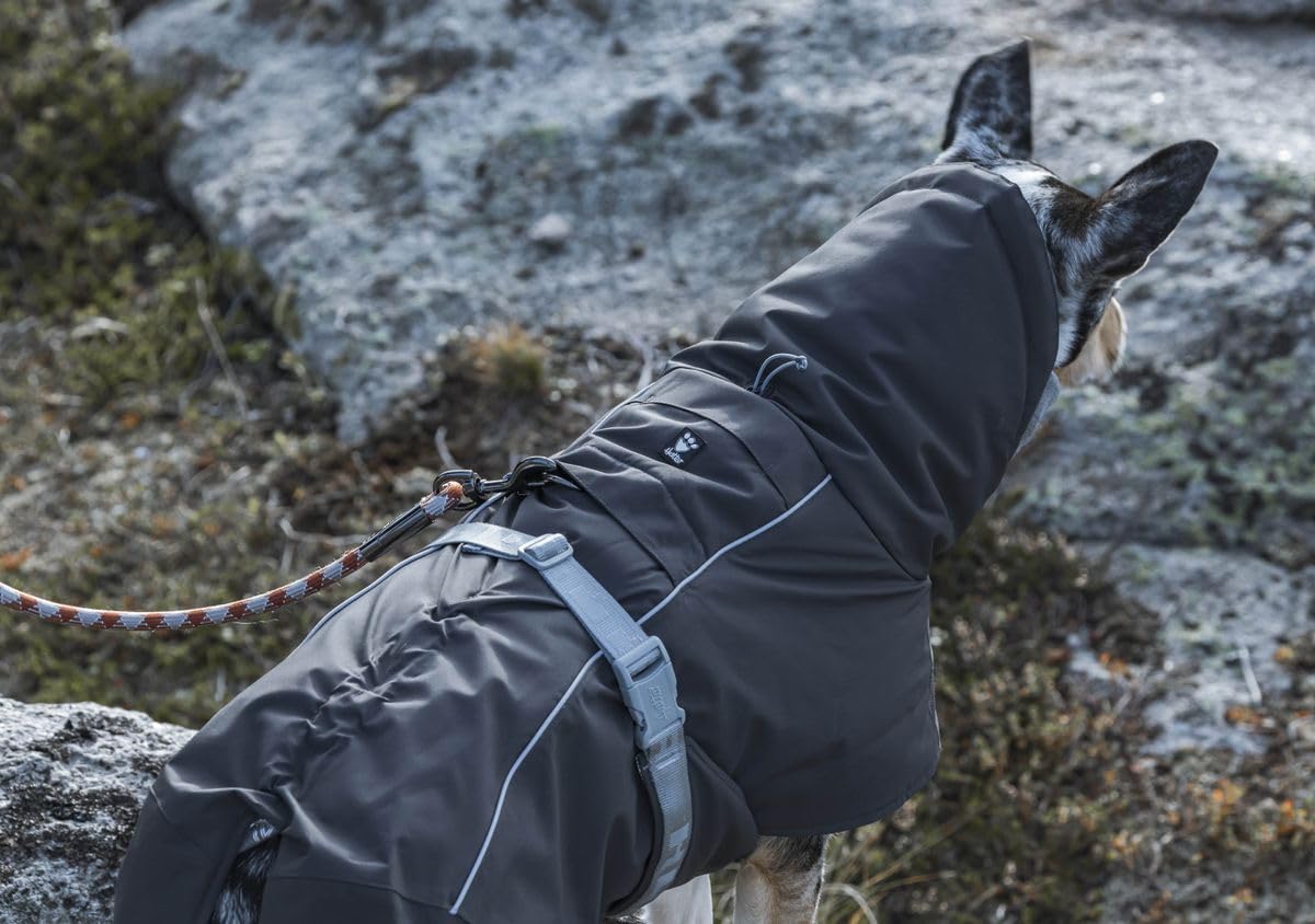 Hurtta Extreme Warmer Hundemantel, Winterjacke für Hunde, Brombeere 60 cm