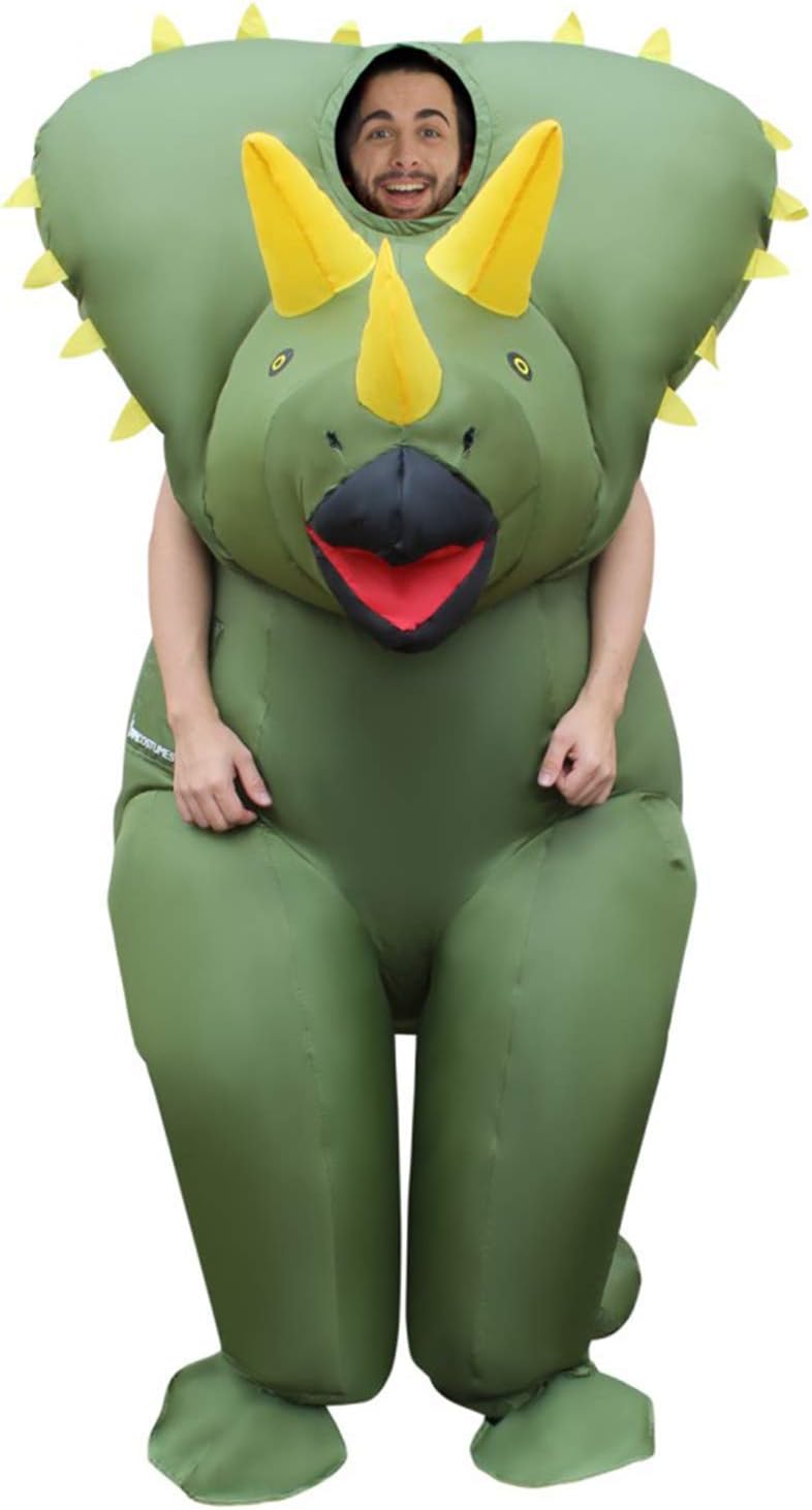 Morph Adult Triceratops Inflatable Costume - Image 2