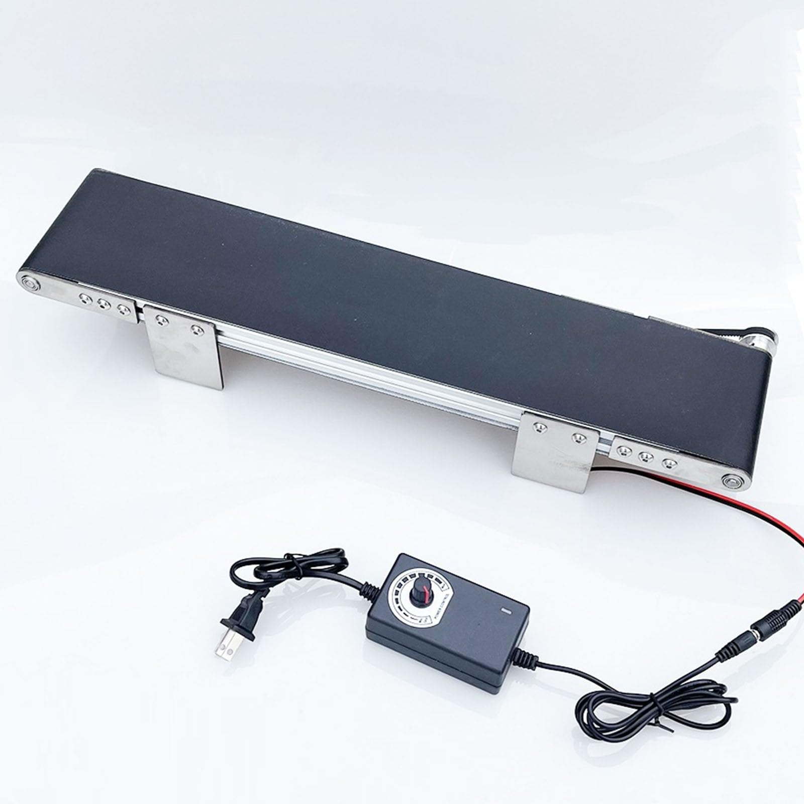Convoyeur électrique en acier inoxydable PVC Flat Drive pour emballage de ligne de production industrielle applications domestiques Système de transport robuste