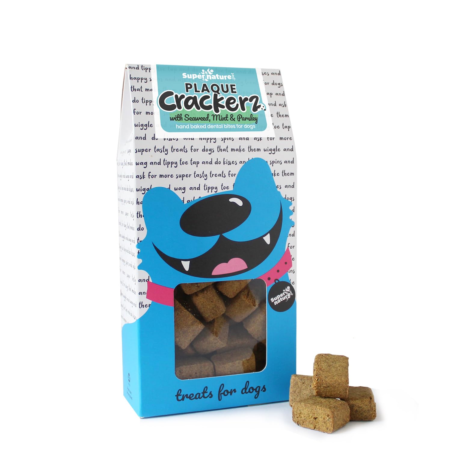 Supernature Plaque Crackerz Dental Dog Bites, 250g