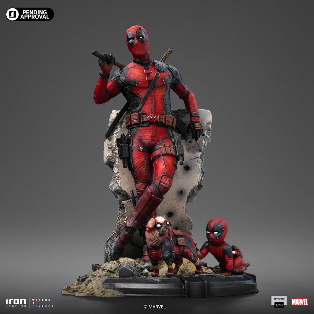 Iron Studios Estátua Colecionável Deadpool Filme Deadpool