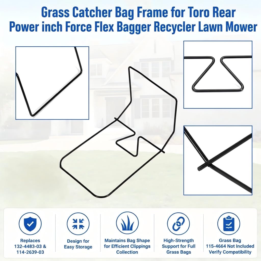 Sac de ramassage d'herbe pour tondeuse à gazon Toro Recycler