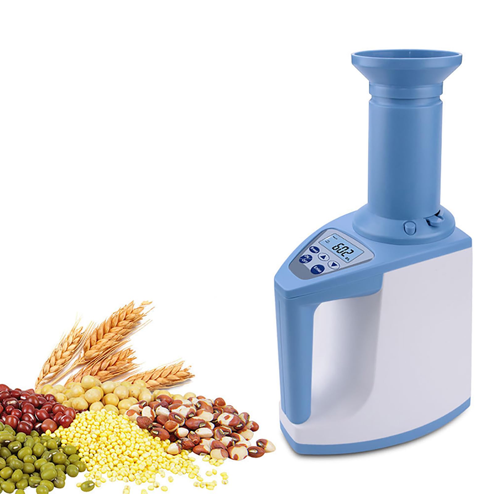 STMKB Grain Moisture Meter, Corn, Rice and Wheat Moisture Analyzer with ATC Function, Moisture/Weight/Volume/Temperature Measurement, Used in Farmland, Pasture, Laboratory, Etc.