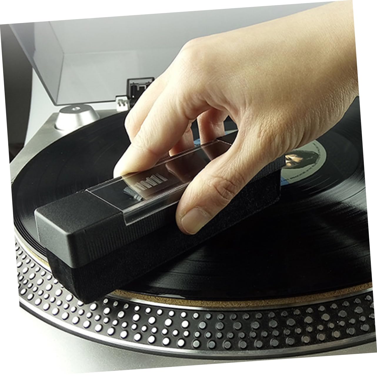 Schallplattenreinigungsset Vinyl Schallplattenreiniger 4 Stück Reinigungsset für Plattenspieler Entfernt Staub und Schmutz für Zuhause